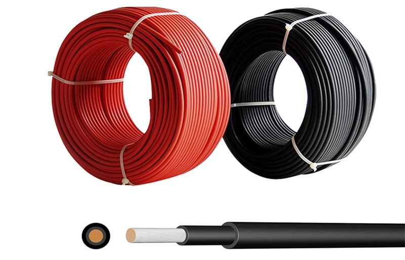Cable homologado para instalaciones fotovoltaicas certificado. 6mm doble aislamiento libre de halógenos especial para instalaciones