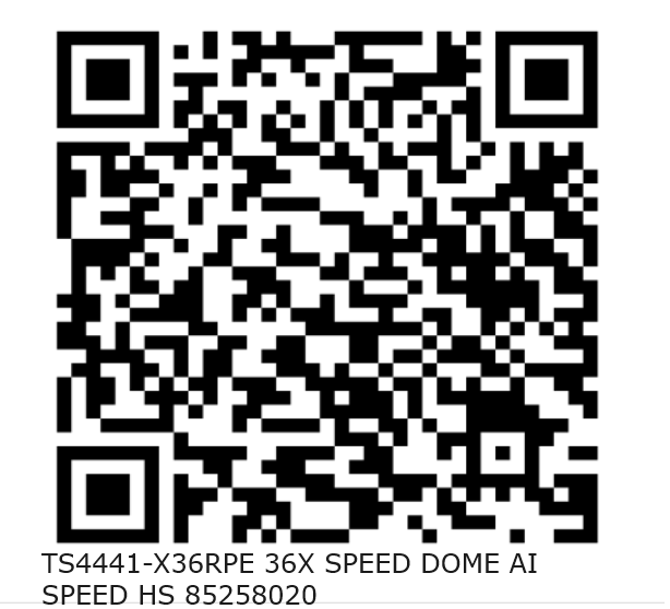 TS4441-X36RPE 36X SPEED DOME AI SPEED HS 85258020