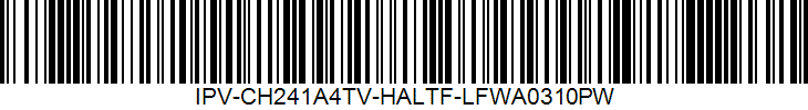 IPV-CH241A4TV-HALTF-LFWA0310PW