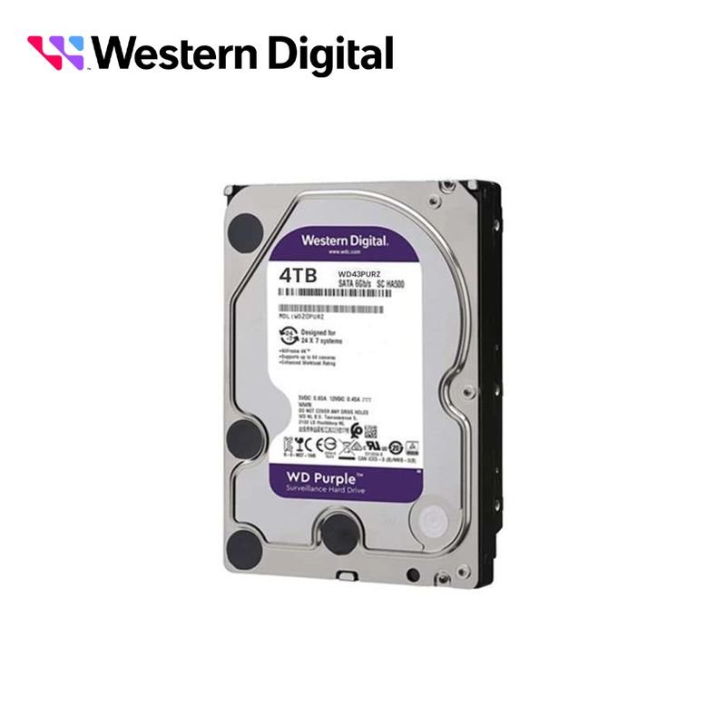 4TB WD PURPLE DISCO DURO 3.5 WD43PURZ - Imagen 2