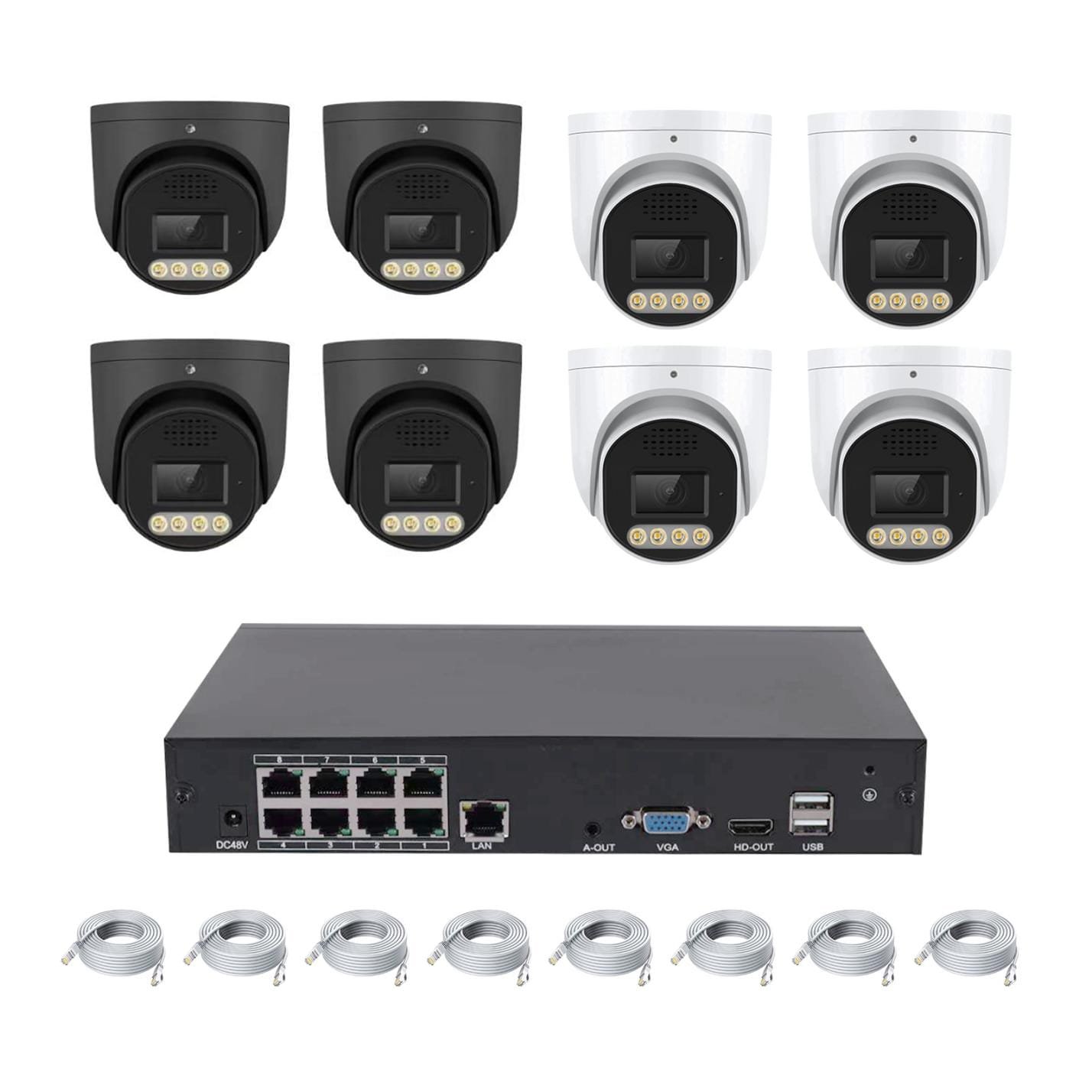 T5N8P51-KIT-D 5MP 8CH POE BULLET KIT SEETONG HS 85258003