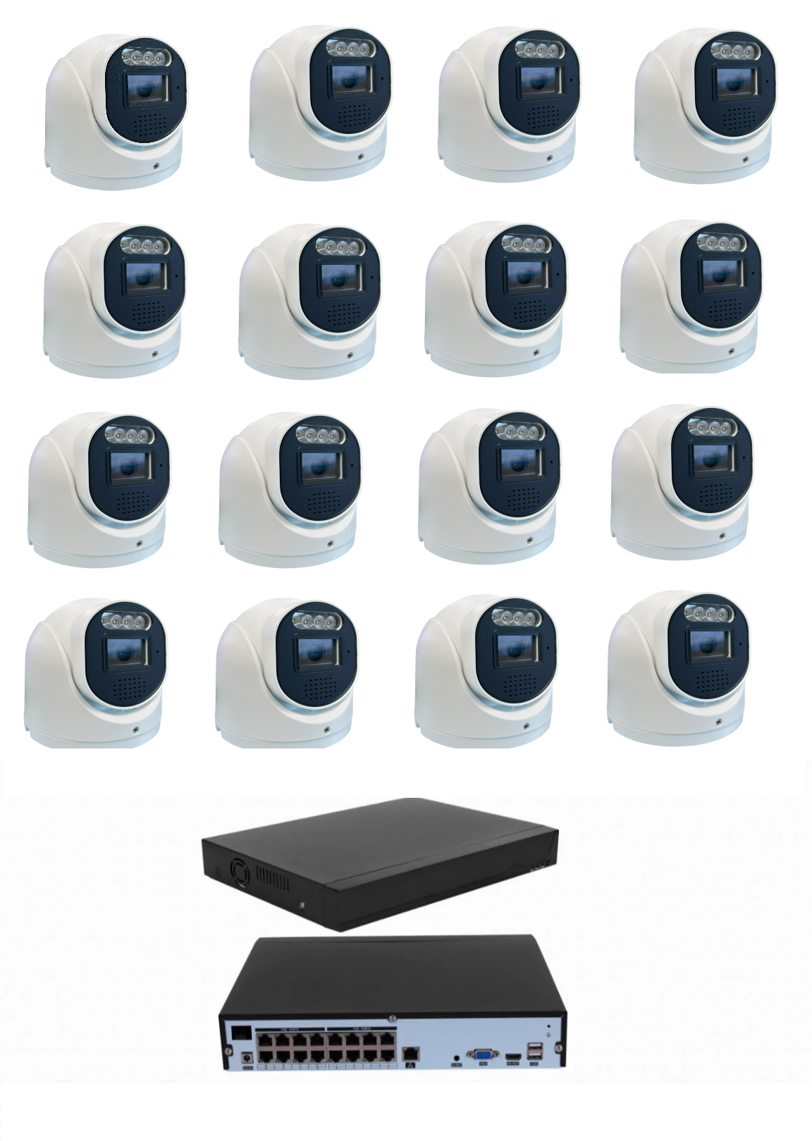 T5N16P41-KIT-D 4MP 16CH POE DOME SEETONG HS 85258003V