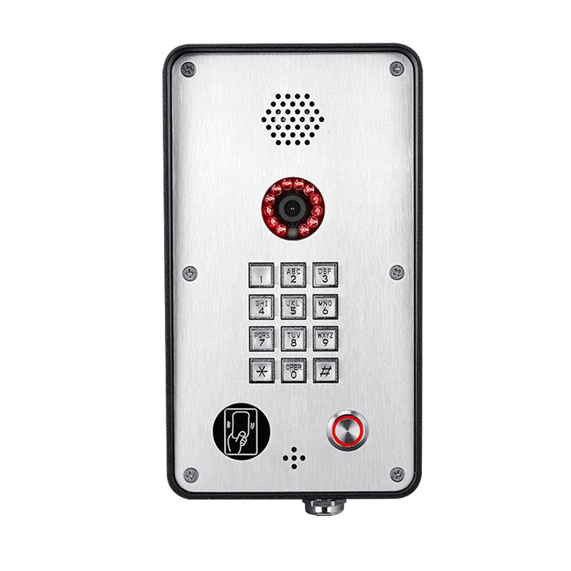 IPV-KNZD-52V APERTURA DE PUERTA RFID IP CON VIDEO PORTERO VOIP