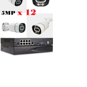 NS9005-5MP-POE-12 KIT NVR POE 8CH VISIÓN 10CH CON 12 CÁMARAS 5MP SDK 64G HS 85258999
