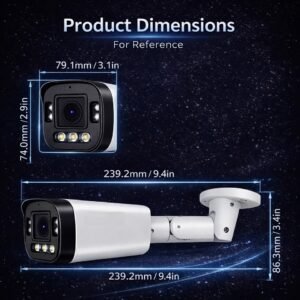 IPV10-8MP-WP CAMARA IP 8MP 3,6MM METAL IP66 2 AUDIO IA POE HS 85258003